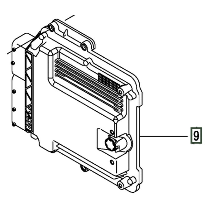 USED - 4JH57 - YANMAR 129675-75010 ECU ASSEMBLY