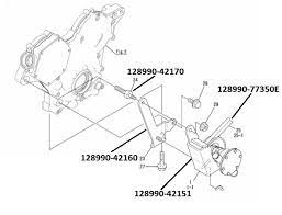128990-42151 YANMAR Bracket