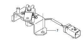 USED - Yanmar 4JH57 129677-91851 throttle assembly