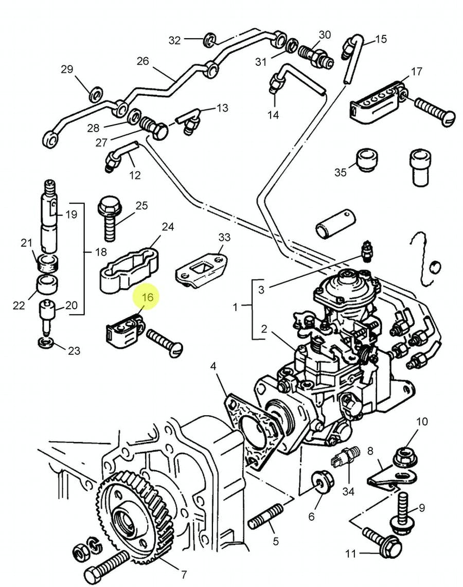 2646E006 Clamp PERKINS